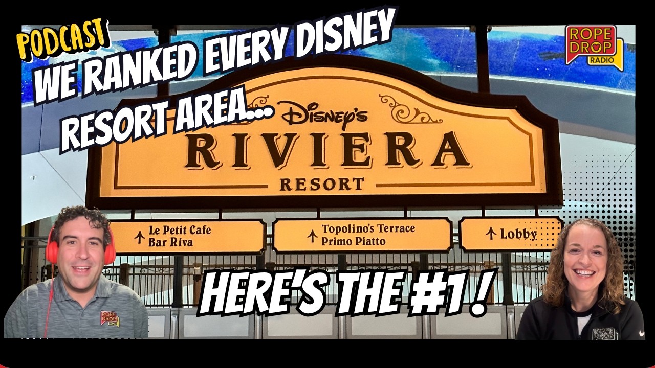 Ranking Every Disney World Resort Area Worst to Best!