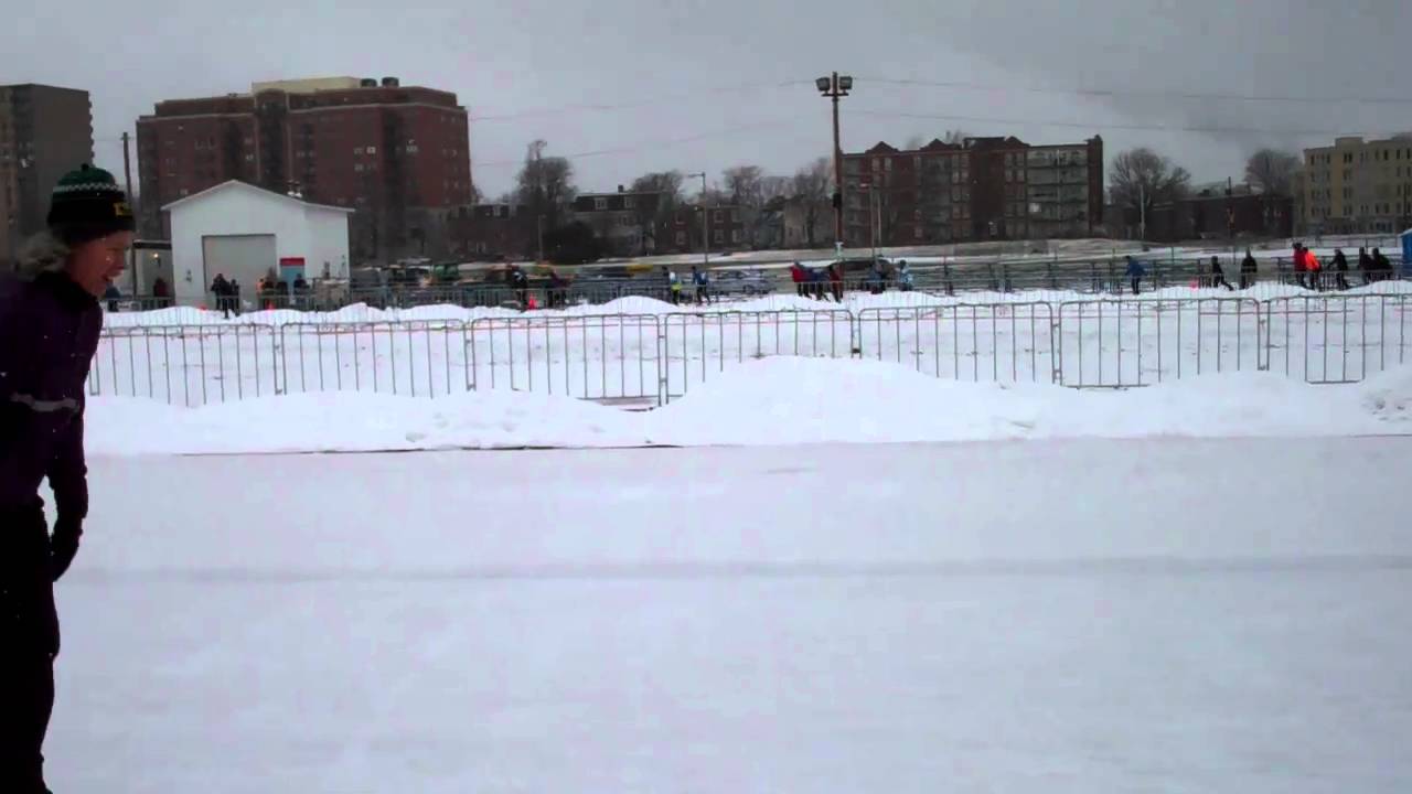 Halifax Common Skating Oval 10 km race. YouTube