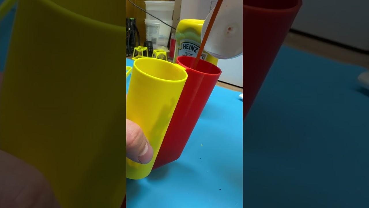 Gourmet Gadgets: 3D Printed Ketchup + Mustard Dispenser