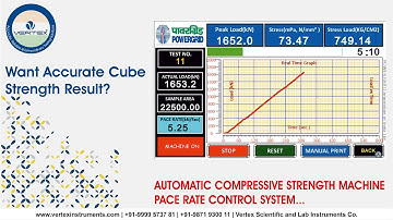 VERTEX- Automatic Pace Rate Control Compression Testing Machine | 5year Warranty | Capacity: 2000kN