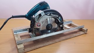 How To Make Circular Saw CrossCut Jig || DIY Circular Saw Miter Cutting Station