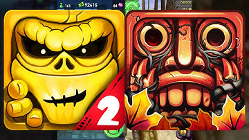 Zombie Run 2 - Monster Runner Game Vs Temple Run 2 Jungle Fall - Android,iOS All Levels Game Play
