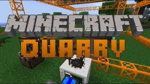 How to make a Quarry in minecraft using the buildcraft mod