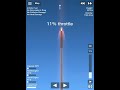 The NOT fastest rocket in spaceflight simulator. (Engine powered with cheats so not valid rocket)