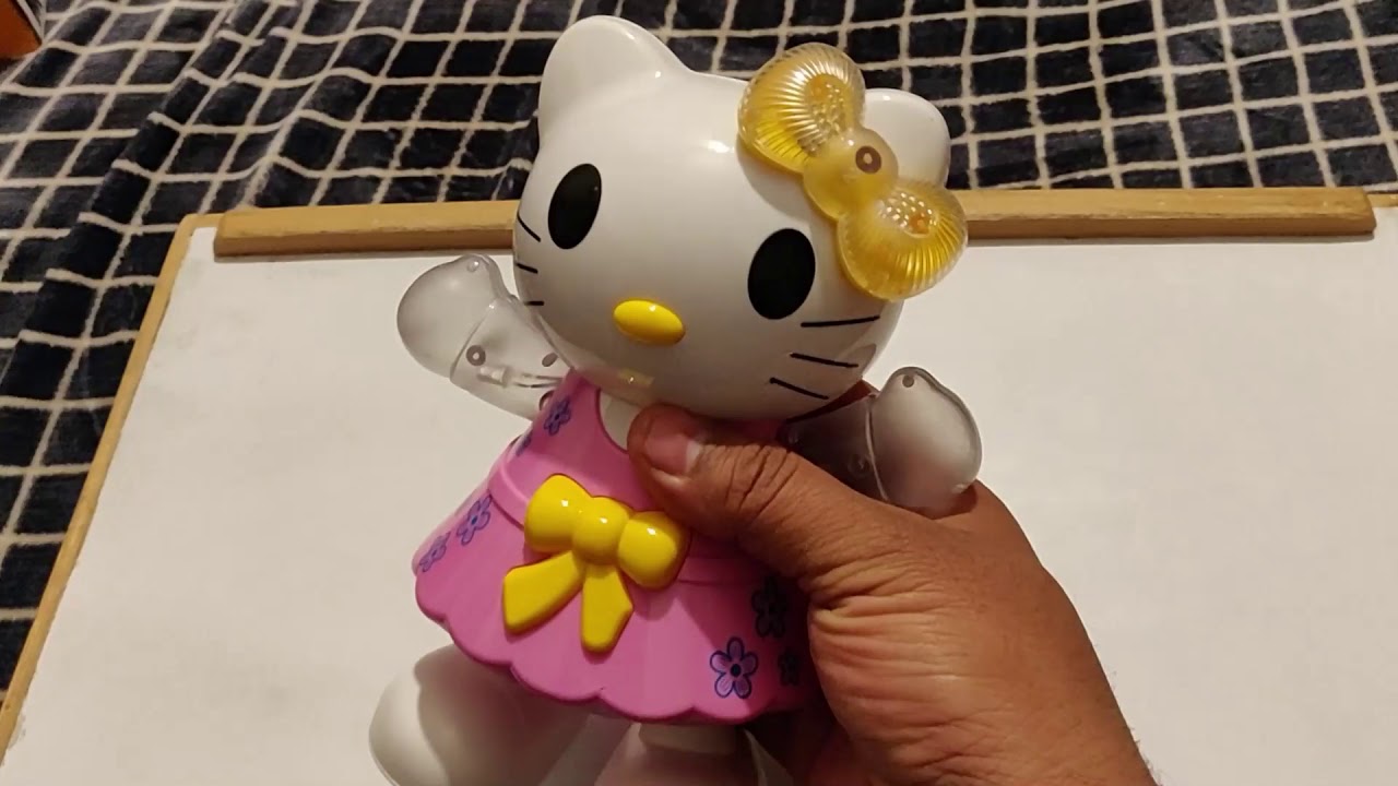 Hello Kitty Dancing toy with Music and light for kids overview