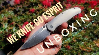 We Knife Co Esprit Unboxing  Ray Laconico's Latest Gem