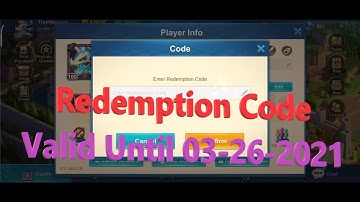 Idle Legend | Redeem Code | Redemption Code | Valid Until 03-26-2021 | Trinh Nguyen