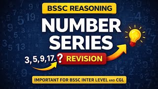 BSSC Reasoning Revision Series  | Number Series Notes #bsscreasoning 