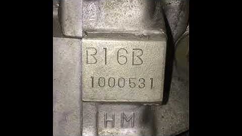 JDM Honda Civic Type R B16B Engine Compression Test