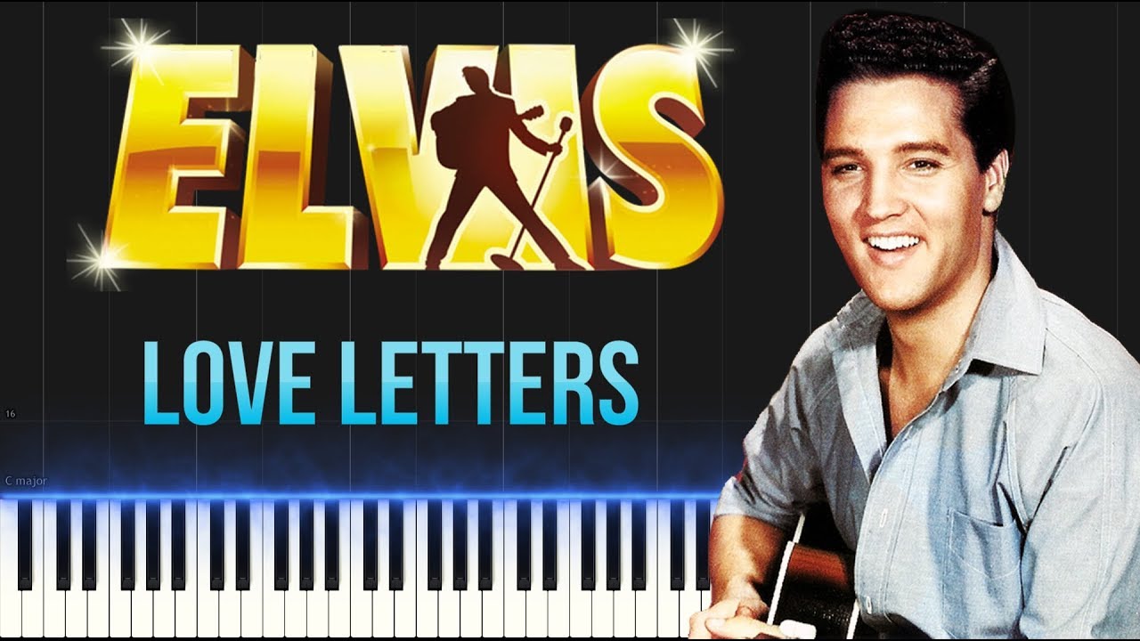 Elvis Presley - Love Letters (Piano Tutorial Synthesia) - YouTube