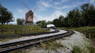 Train Sequence (Unreal Engine 4) (⚠️ Loud audio warning! :) )