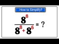 How to Simplify? | Math Olympiad Trick