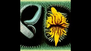 "pollination by Ernst Haeckel" - CLIP-Guided Diffusion + ESRGAN #pollinations #generative #art #mach