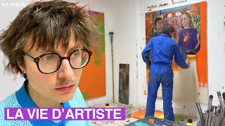 Être Étudiant Artiste En Dernière Année De Master Peinture À La Cambre - Art Vlog 26