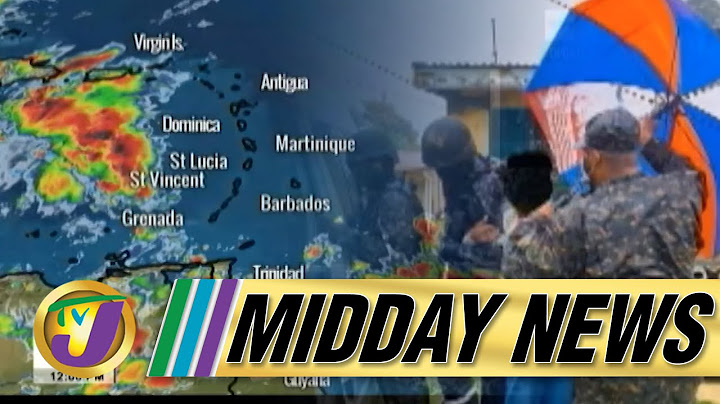 Jamaica Under Hurricane Watch | Elsa Wreaking Havoc in the Caribbean | TVJ Midday News