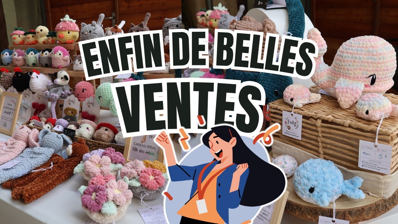 Marché artisanal imprévu : 2 jours pour tout préparer et +300€ de ventes . Je vous raconte tout!