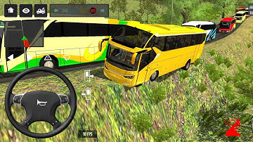 Bus simulator indonesia l Euro trock bus simulator indonesia l Euro school bus coach bus #bus #game 