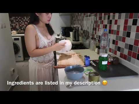 PL Vlog Mom of Sam Making buko pandan dessert coconut cream 1