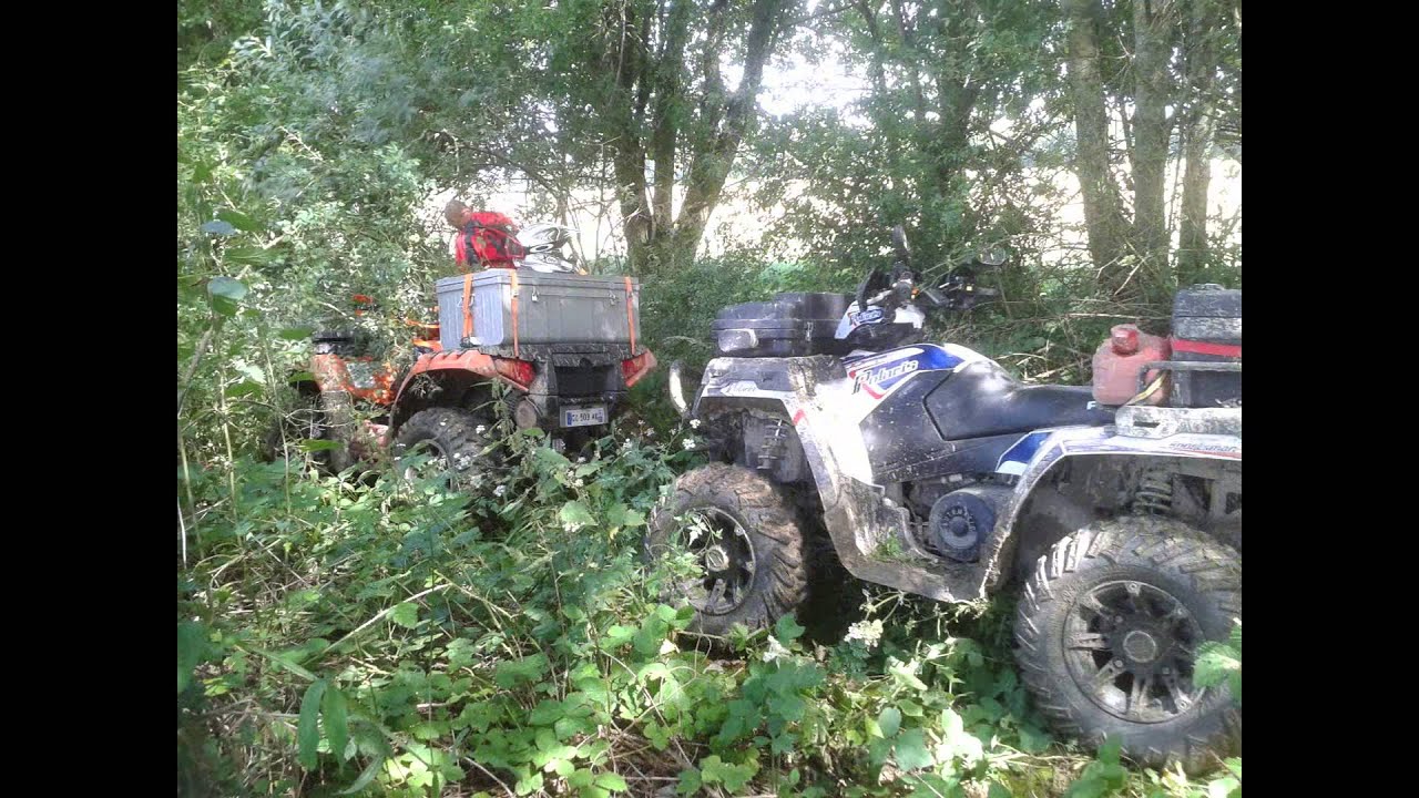 Ambiance Quad 77 part 3 jours en Rando . - YouTube