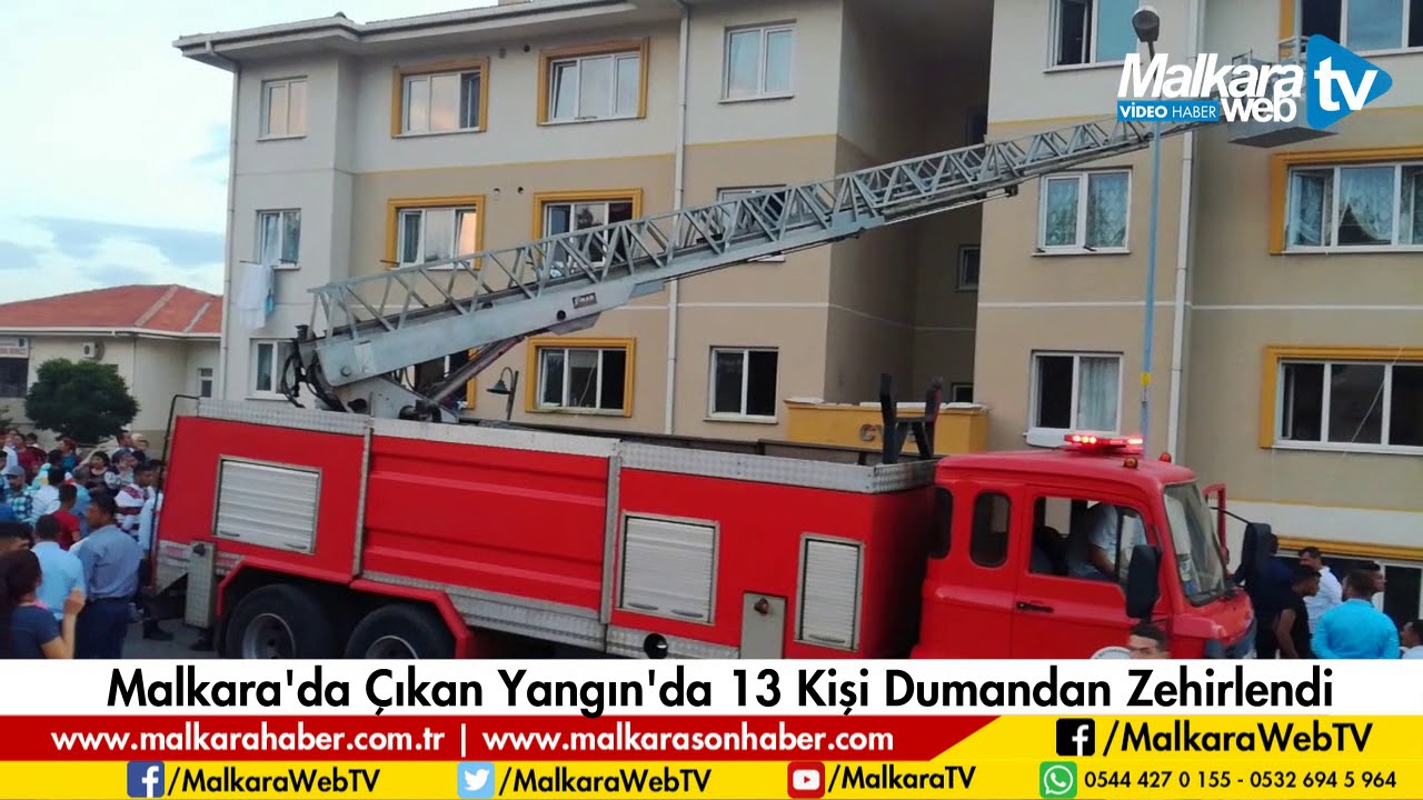 Malkara’da Çıkan Yangın’da 13 Kişi Zehirlendi