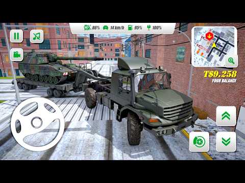 Army Truck Driver - Winter Supply Military Trucks