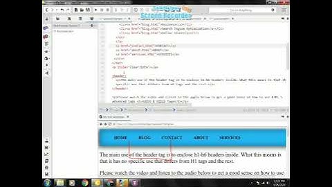 HTML 5 Advanced Tags Part 1| Web-development (Komodo IDE)