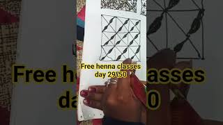 Free henna classes day 29\50#newvideo#love#trending#viral#viralvideo#mehndi#shorts#shortvideo#henna