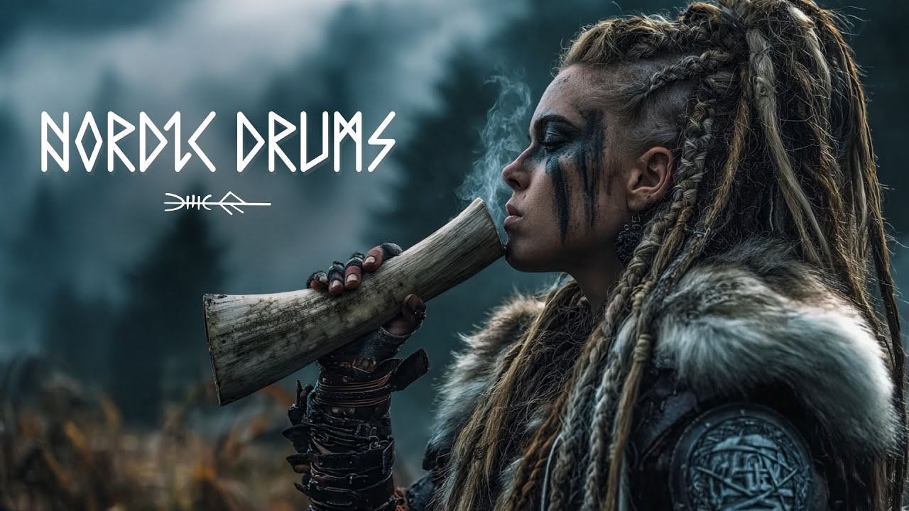 VIKING FOCUS MUSIC | Epic Nordic Drums & Female Vocals