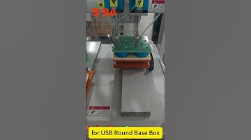 BBA Automatic Screwdriving for USB Round Base Box with Dual-Head Blowing System #chinafactory