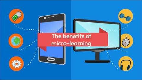 Microlearning benefits - a video about micro learning