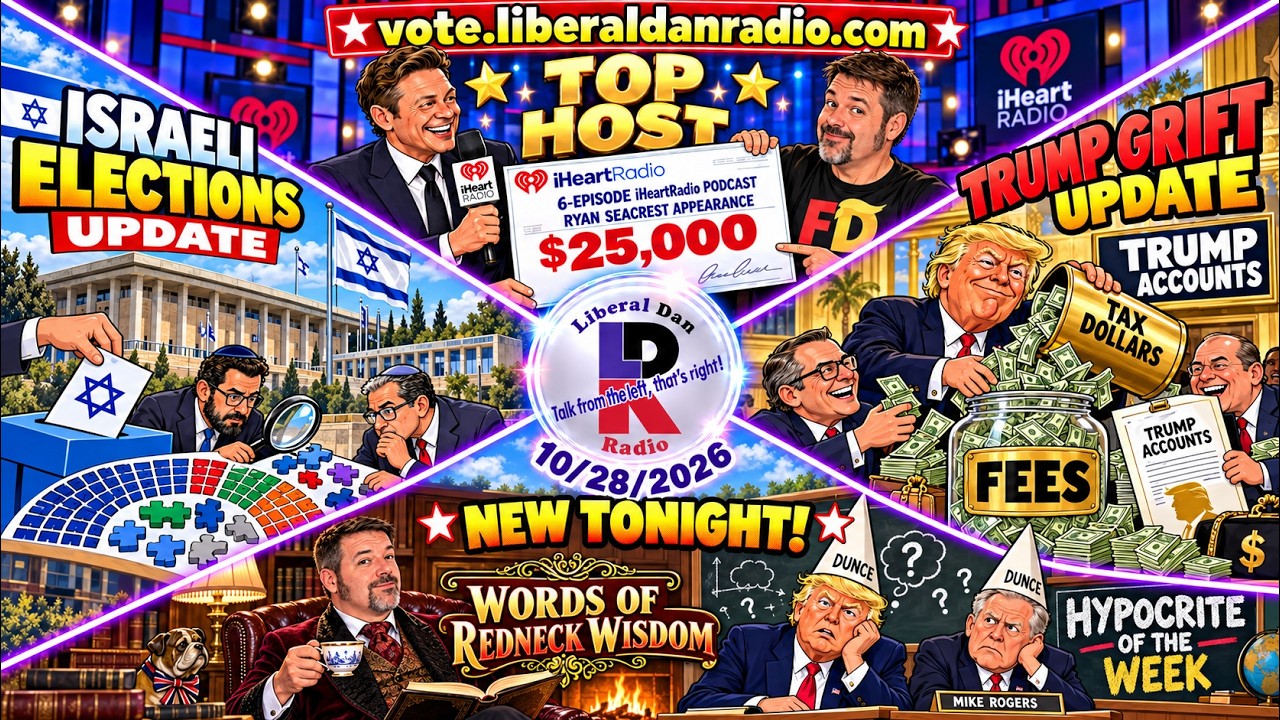 Israel election updates | Fake Polling | Trump grift update | New Hypocrites of the Week (10/28/26)