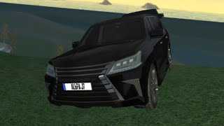 Сделал блатной чёрный лексус в игре Car Simulator 2