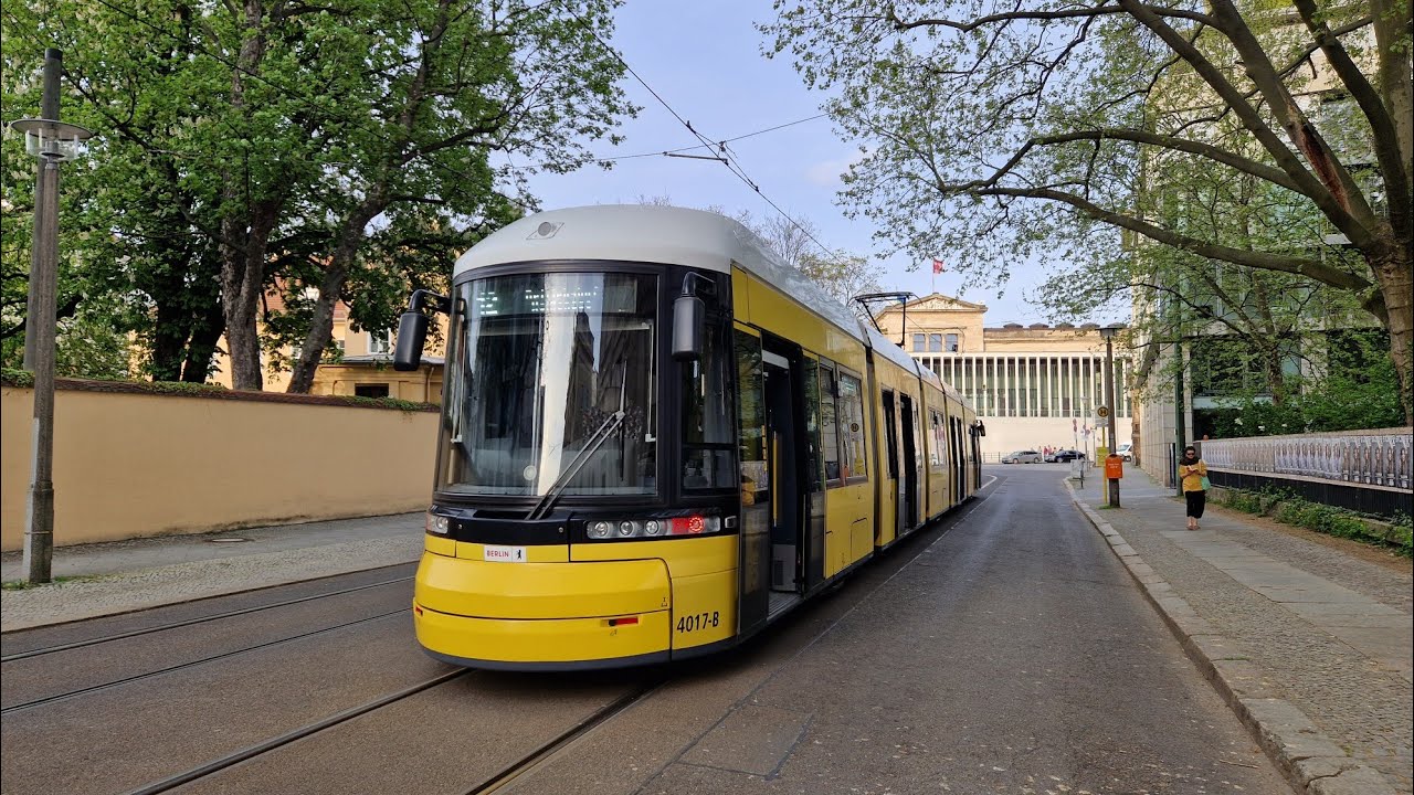 Straßenbahn Berlin | Mitfahrt in der 12 von Am Kupfergraben bis Betriebshof Weißensee im F6Z 4017-B