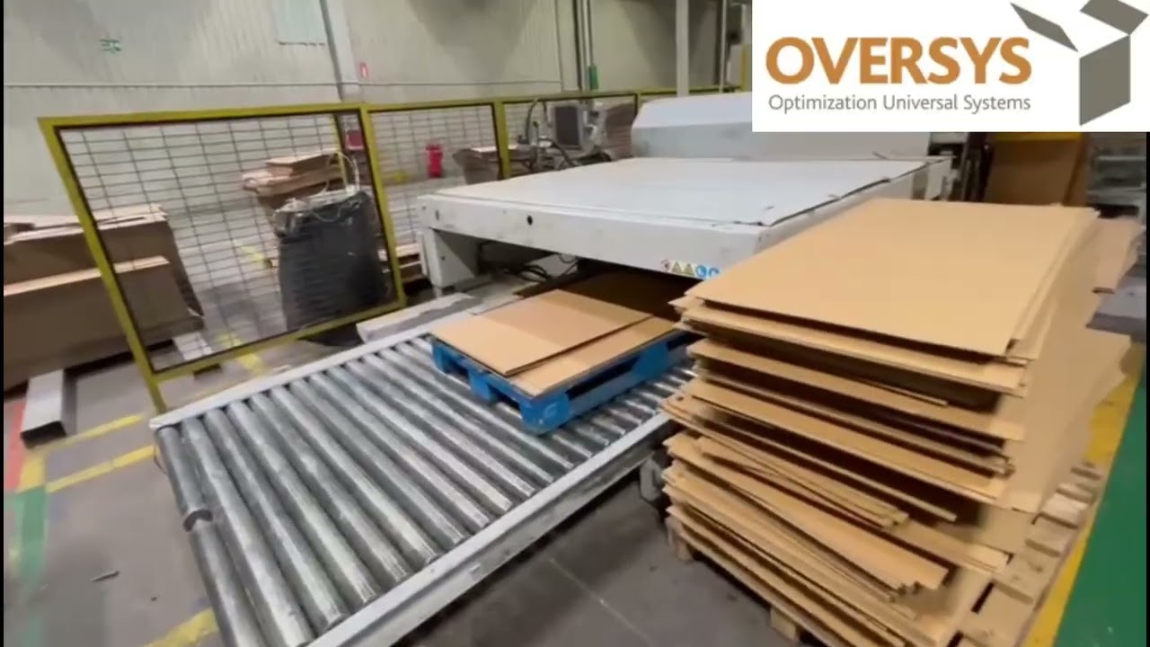 VIDEO OVERSYS U75660226 MARTIN MIDLINE 924 3 COLOR FLEXO FOLDER GLUER INLINE PREFEEDER, ROTARY DIE C