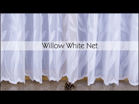 Willow White Net Curtain - Woodyatt Curtains