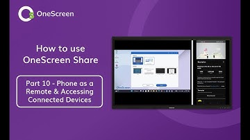Share 10: Phone as a Remote & Accessing Connected Devices - T7 Training