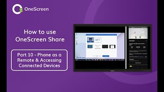 Share 10: Phone as a Remote & Accessing Connected Devices - T7 Training