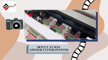 Skycut Cutting Plotter A3 Max Feeder Working