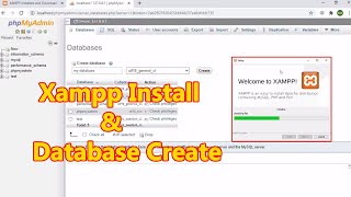 Mysql Database Create || Install Xampp Server || Xampp Database Create