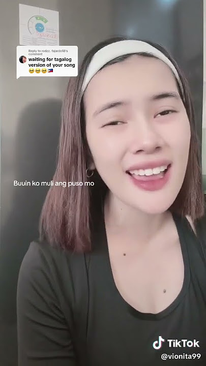 Vionita Sihombing - Singing Dia Masa Lalumu ( Tagalog Version)