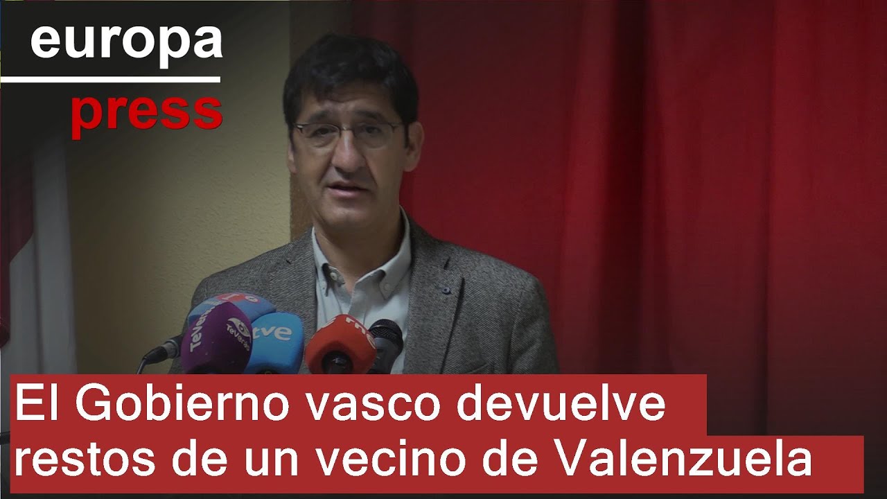El Gobierno vasco entrega los restos de un vecino de Valenzuela de Calatrava