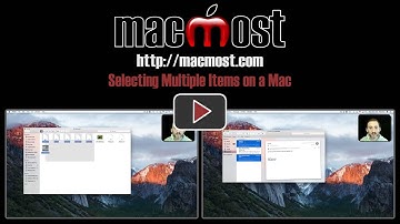 Selecting Multiple Items on a Mac (#1336)