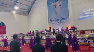 Tambourine Dance hosana Bagi Raja