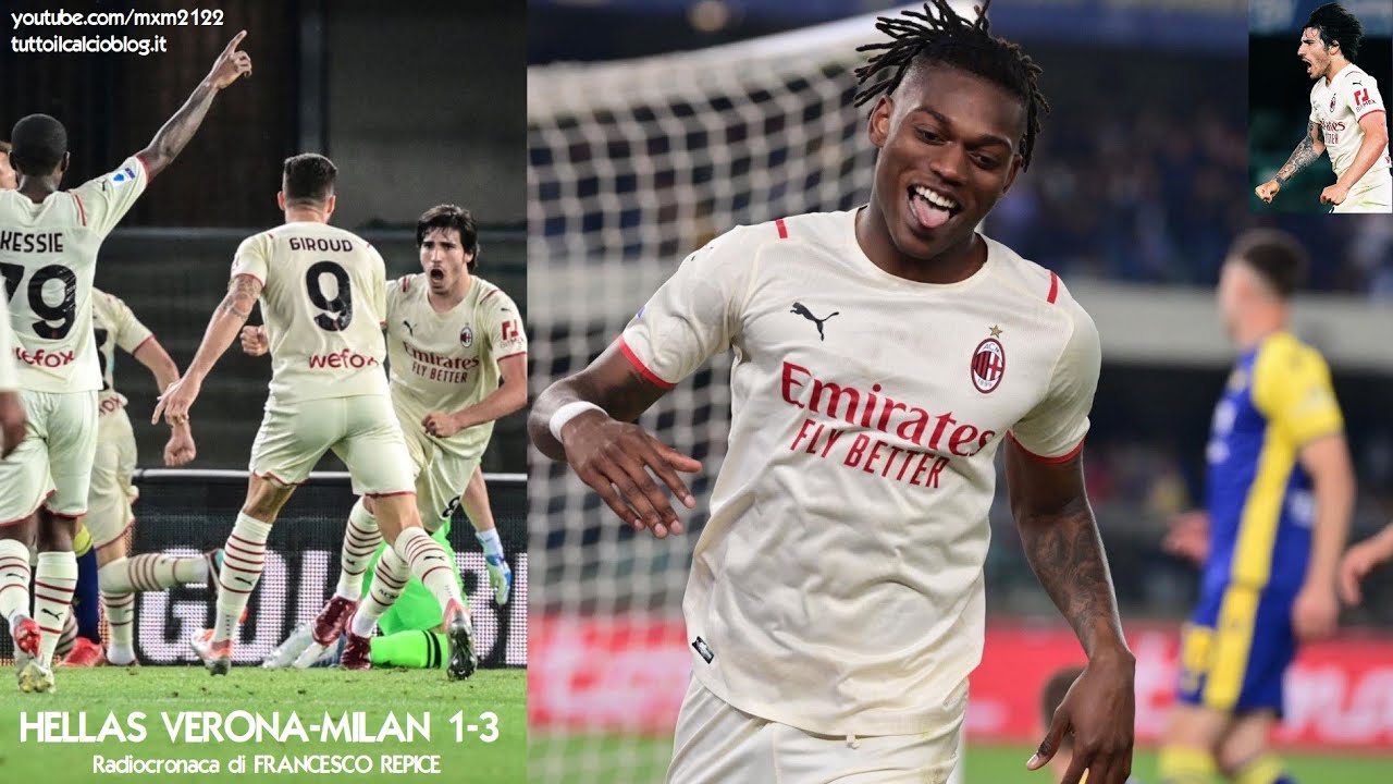 VERONA-MILAN 1-3 - Radiocronaca di Francesco Repice (8/5/2022) Rai Radio 1