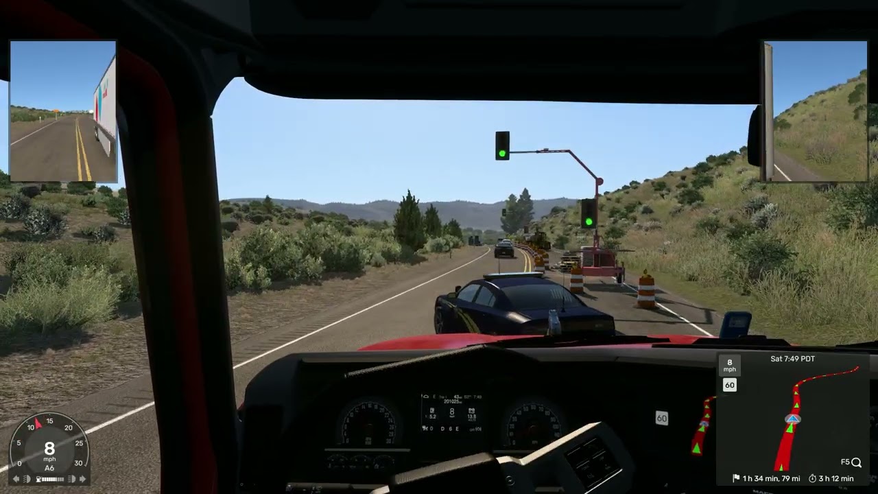 American Truck Simulator #72 Burns-Ontario Sugar (No music, chill driving)