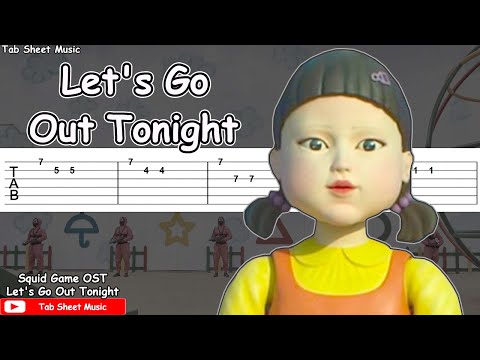 Squid Game OST - Let's Go Out Tonight Guitar Tutorial