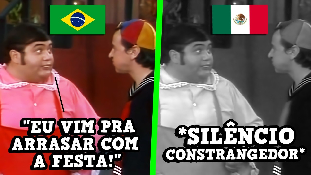Chaves e os IMPROVISOS da dublagem (melhoraram as piadas)!