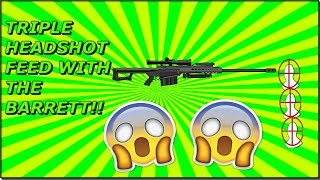 I GOT A TRIPLE HEADSHOT FEED W/ BARRETT (COD4 REMASTERD) AMAZING EDITING!! #Carltop5 @FaZe_Caarl