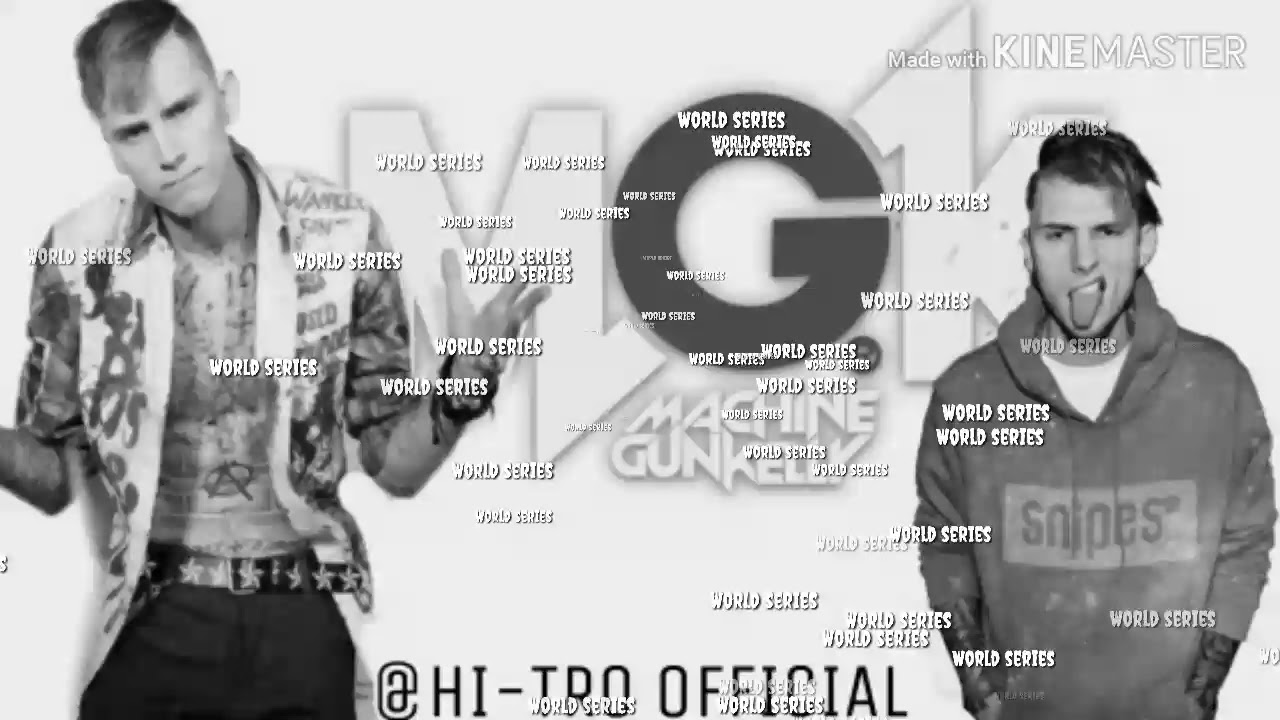 Machine gun kelly_-_ world series ( black and white color coded) HI-TRO OFFICIAL