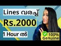 വീട്ടിലിരുന്ന് : MAKE MONEY ONLINE : 2000Rs/ hour legally - REAL Genuine JOB - remove background